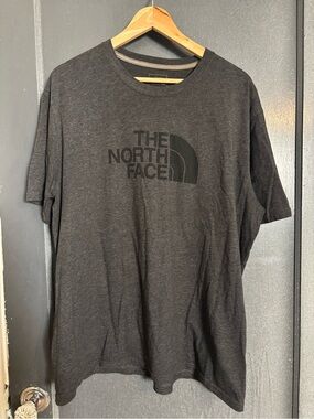 The North Face Men's Dark Charcoal Logo Short Sleeve Tee